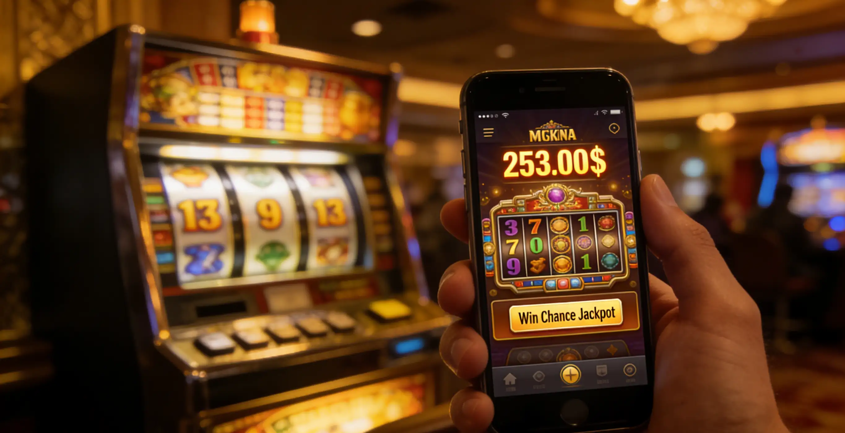 real money slots app interface